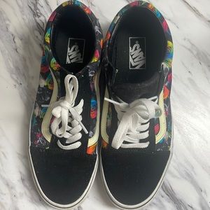 Vans multi colored shoes